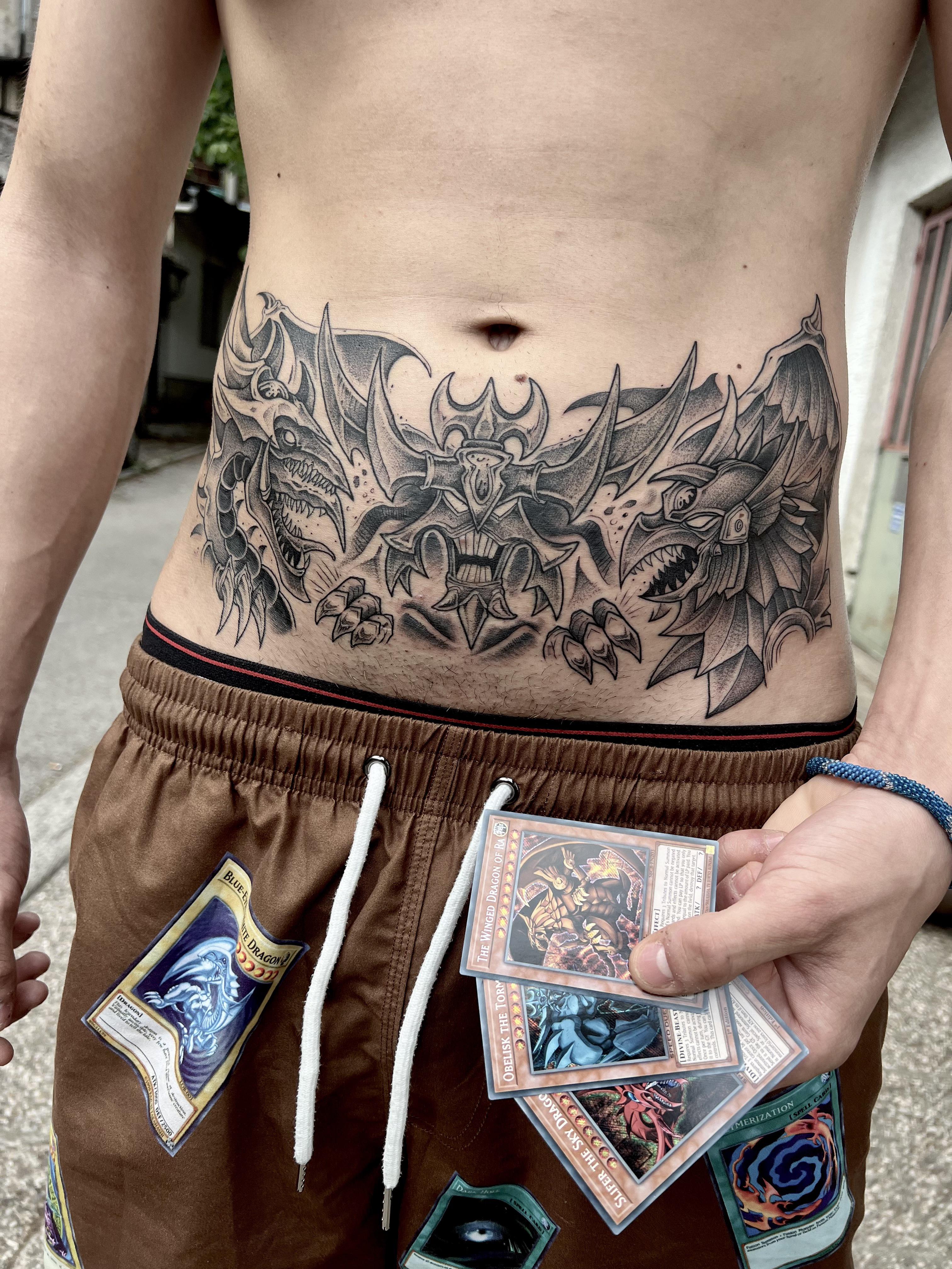 stomach tattoos for men 0017