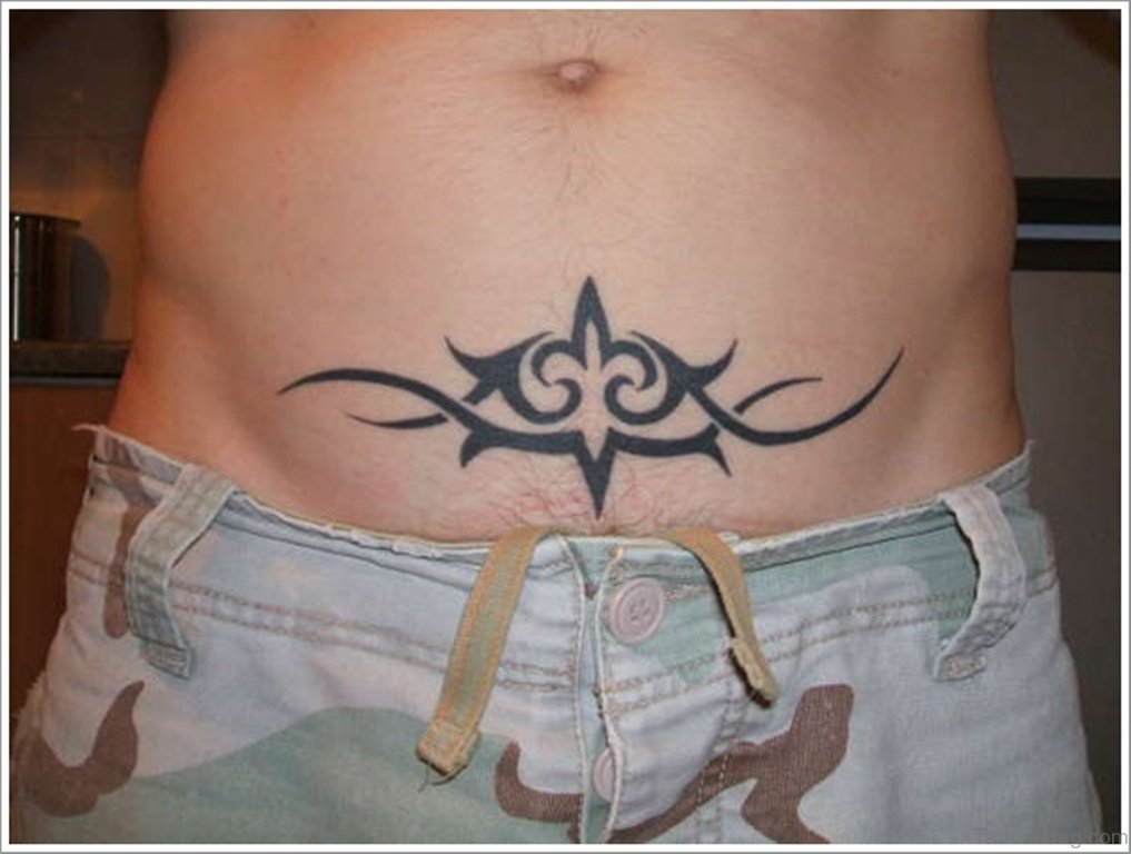 stomach tattoos for men 0038