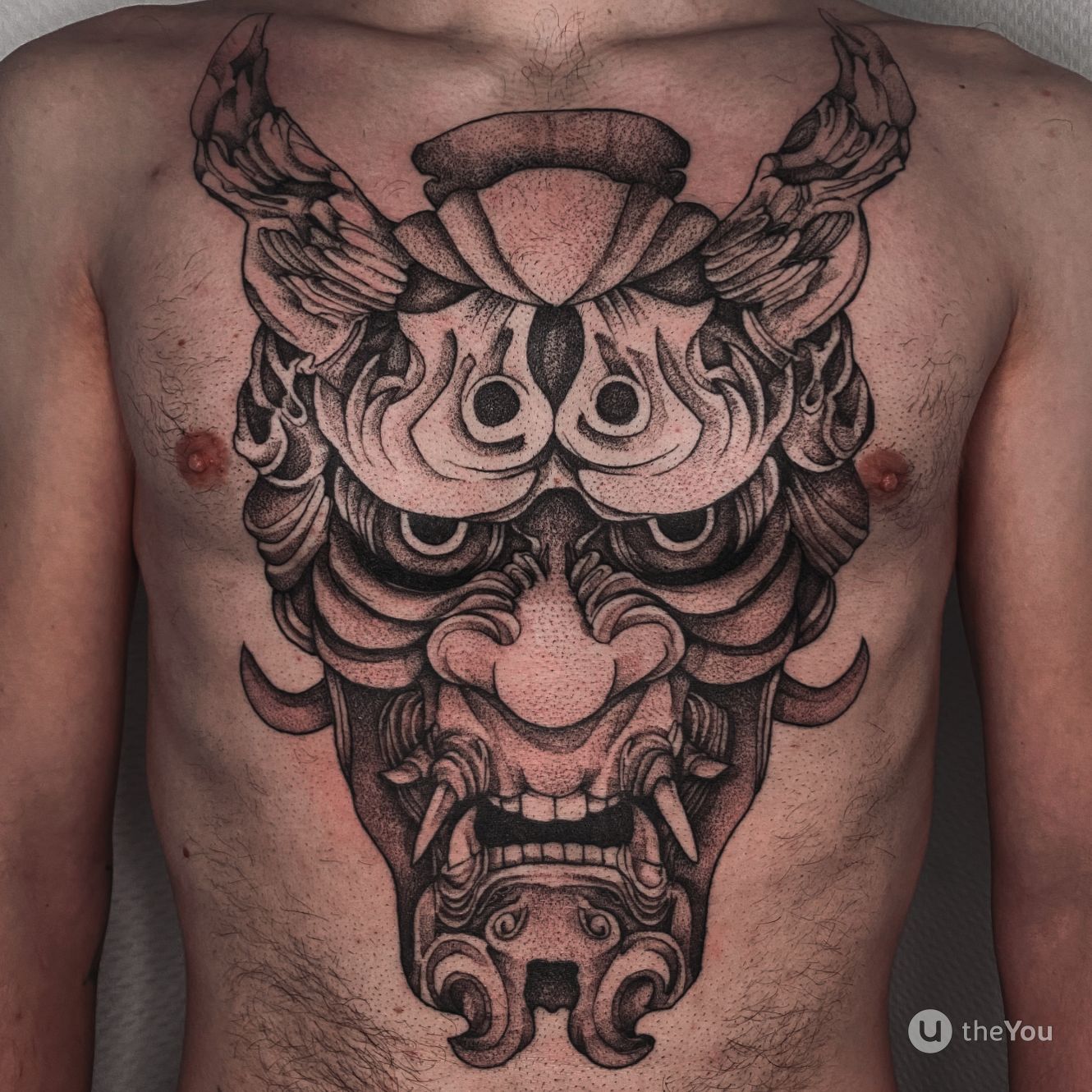 stomach tattoos for men 0040