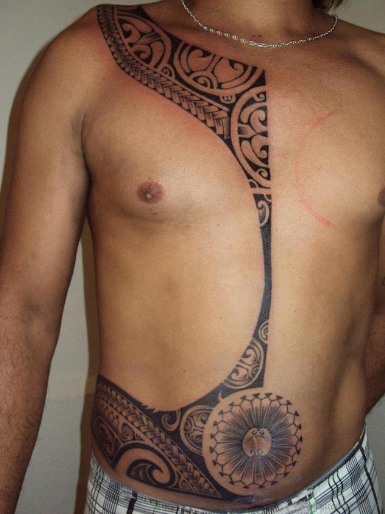 stomach tattoos for men 0050