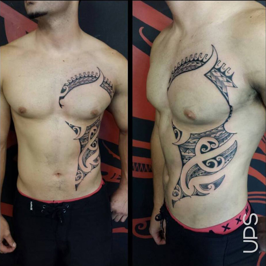 stomach tattoos for men 0054