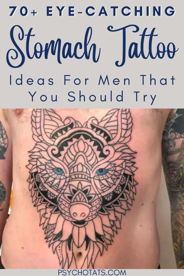 stomach tattoos for men 0067