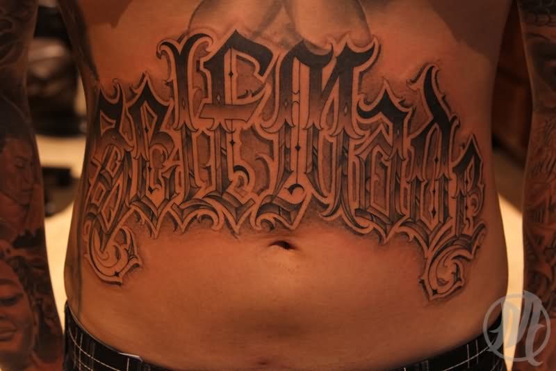 stomach tattoos for men 0077