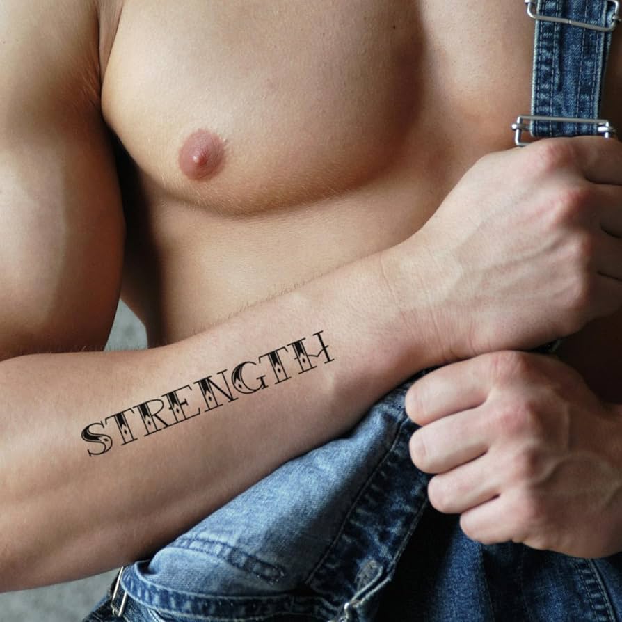 strength tattoos for men 0071