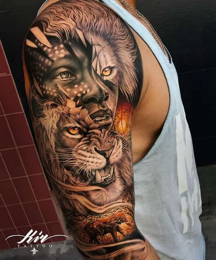 strength tattoos for men 0080