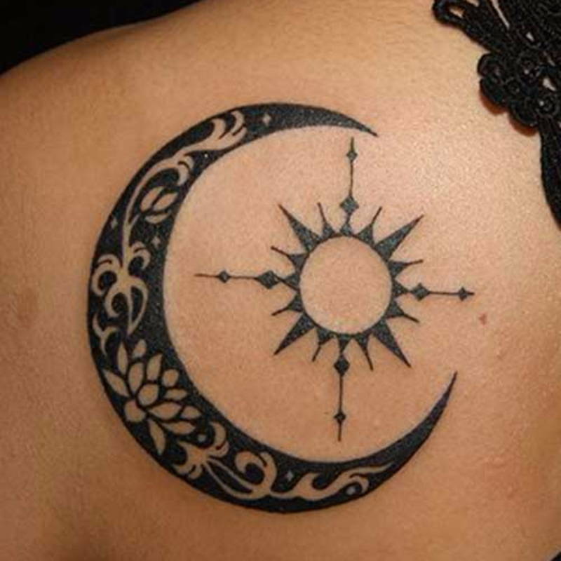 sun and moon tattoos for men 0017