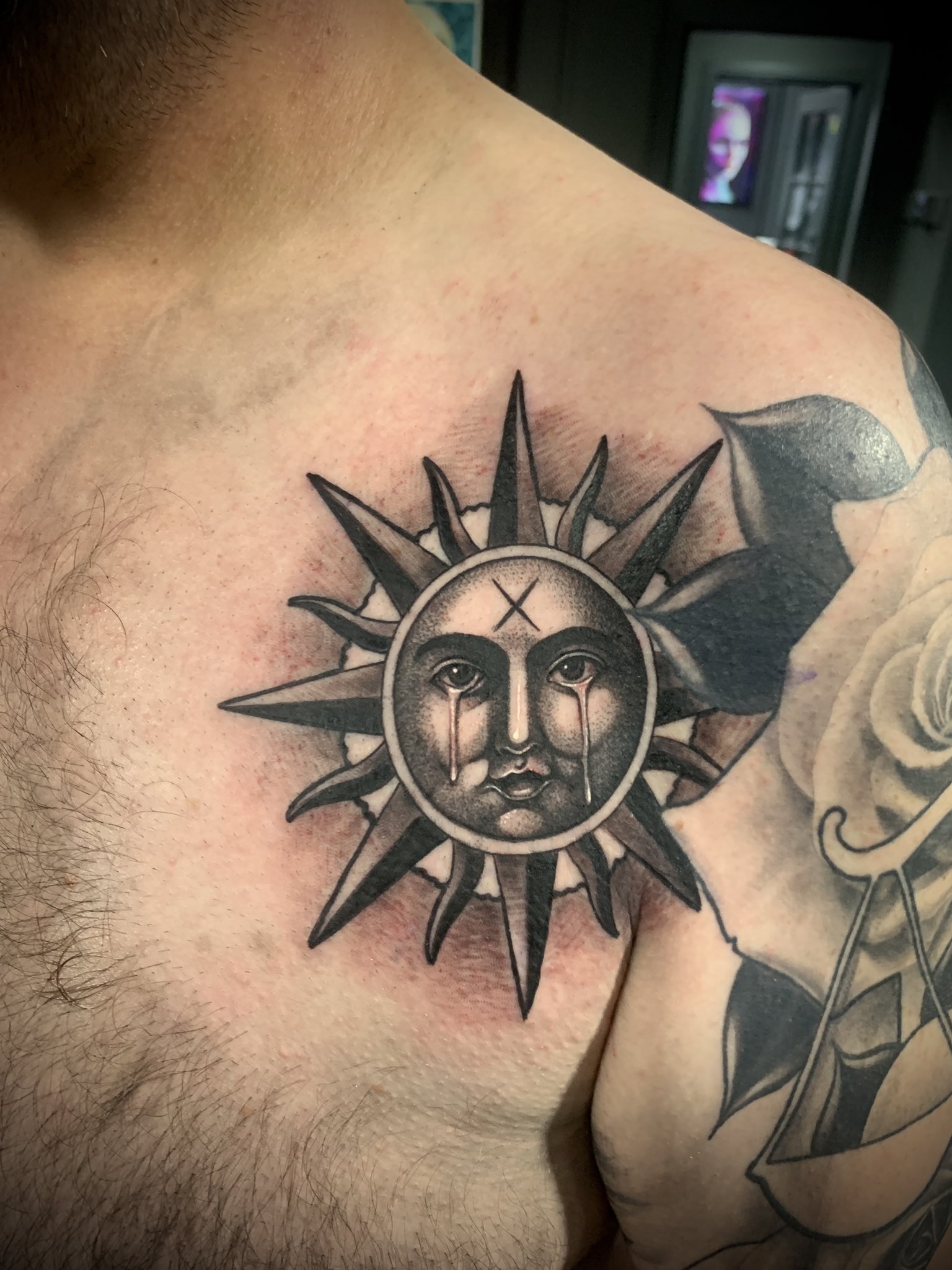 sun and moon tattoos for men 0022