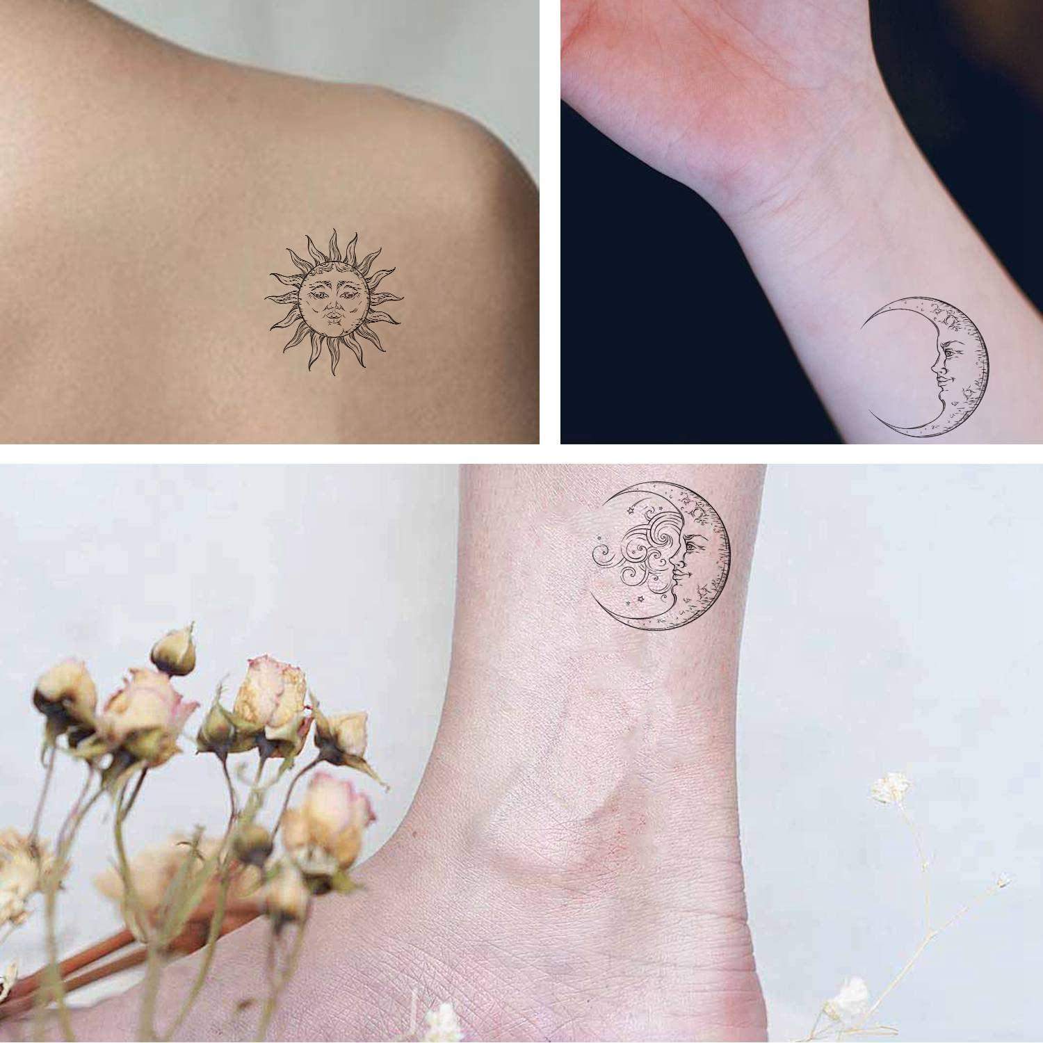 sun and moon tattoos for men 0040