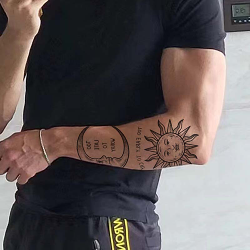 sun and moon tattoos for men 0042