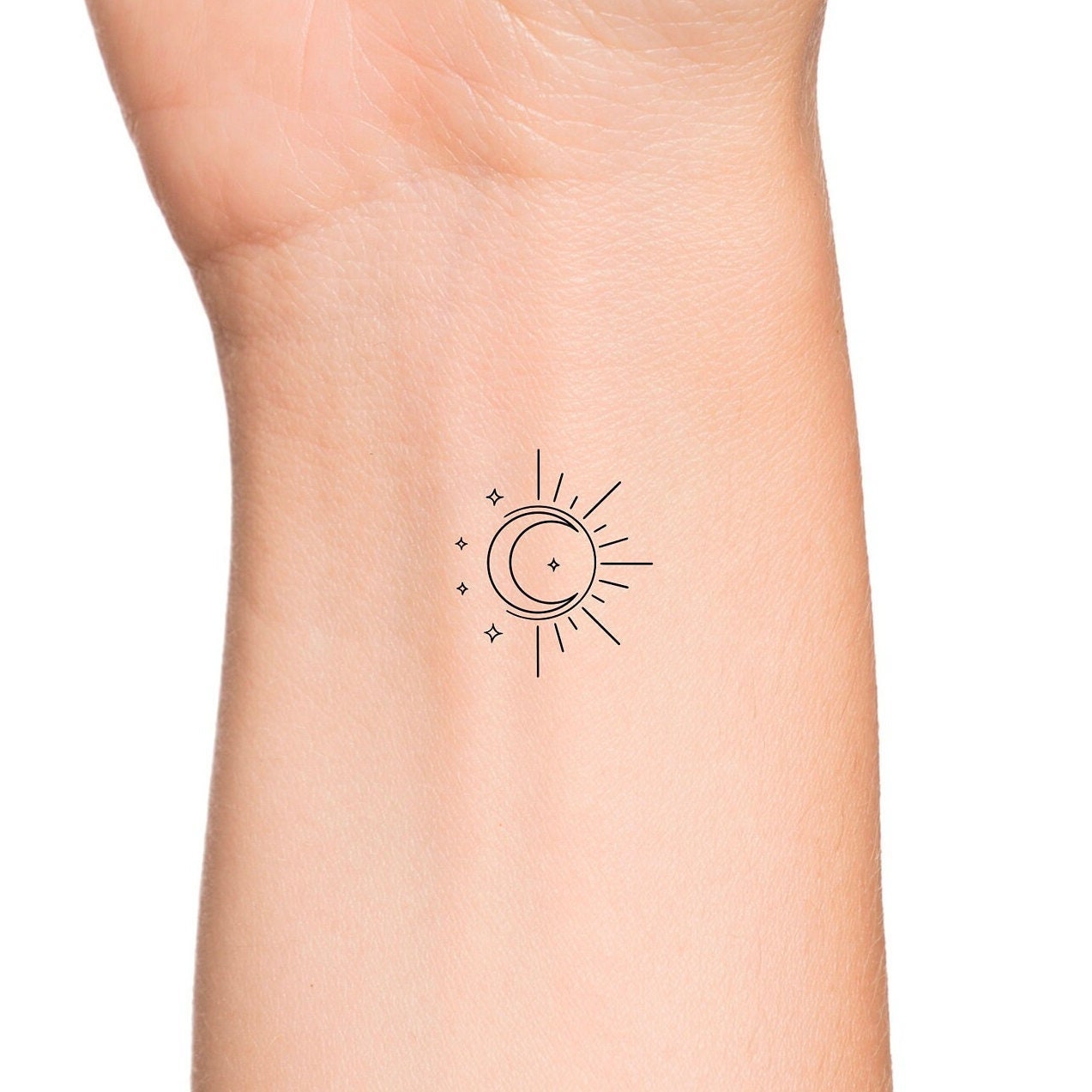 sun and moon tattoos for men 0050