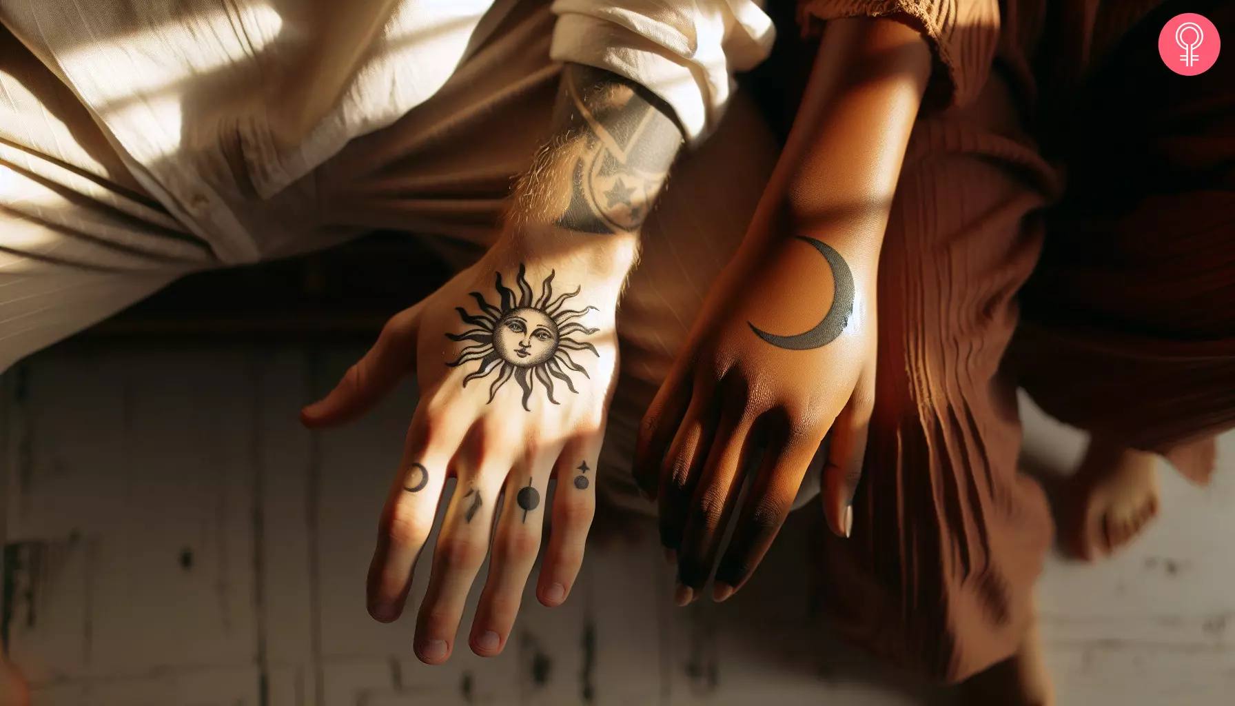 sun and moon tattoos for men 0058