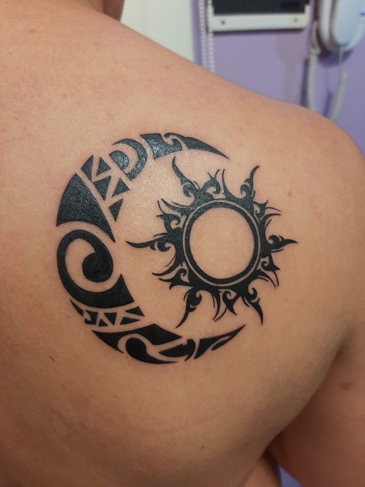 sun and moon tattoos for men 0066