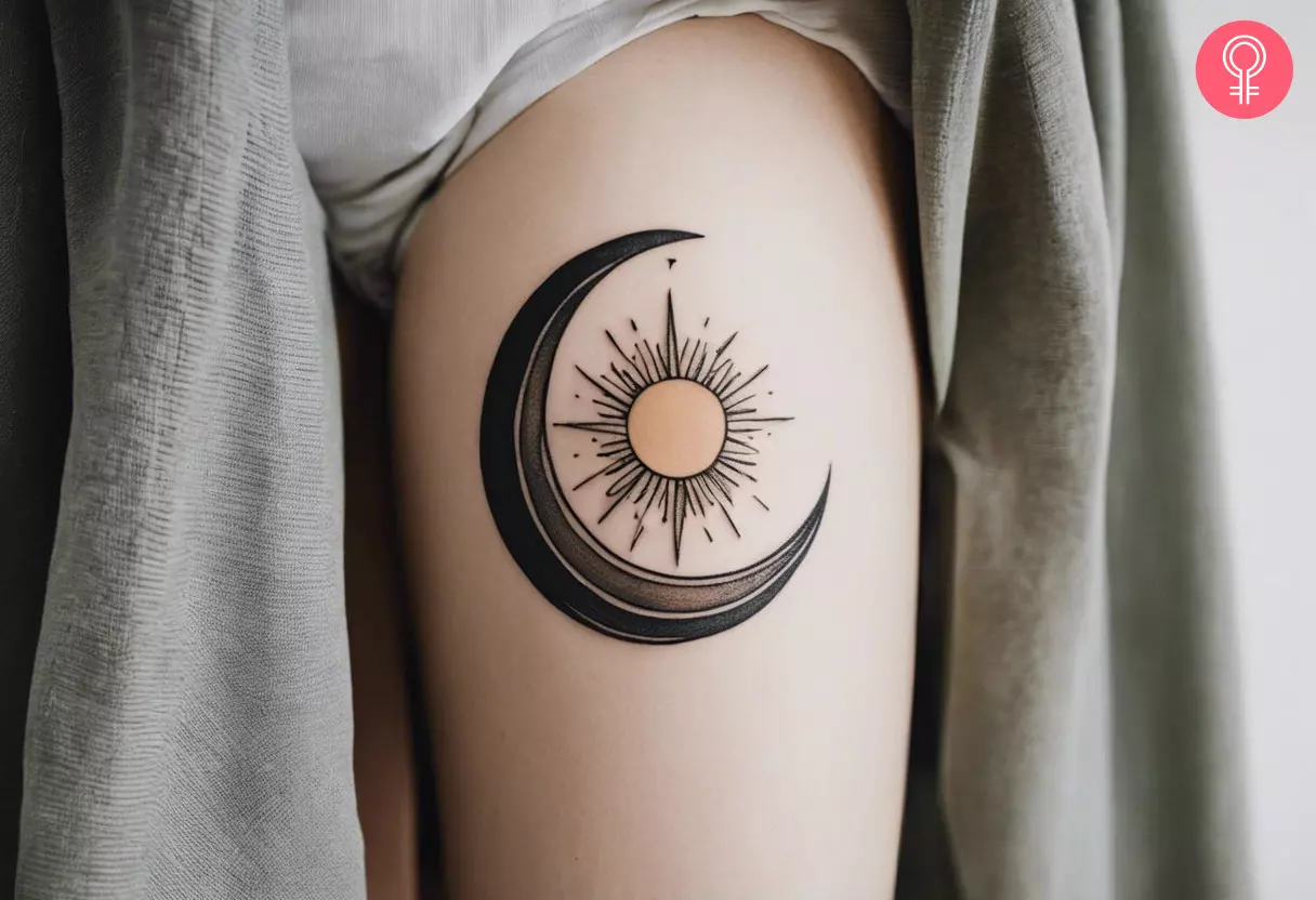 sun and moon tattoos for men 0067