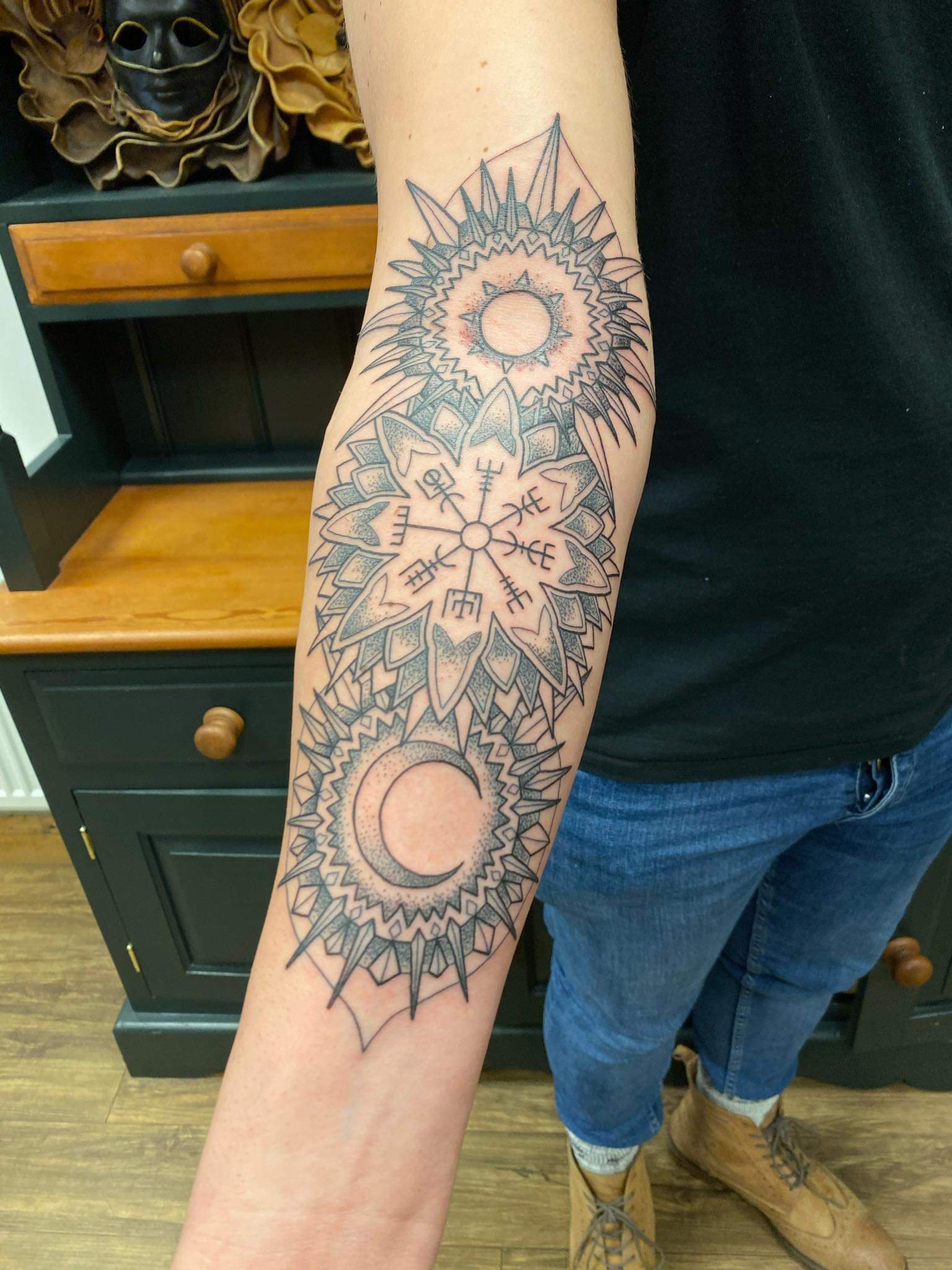 sun and moon tattoos for men 0068