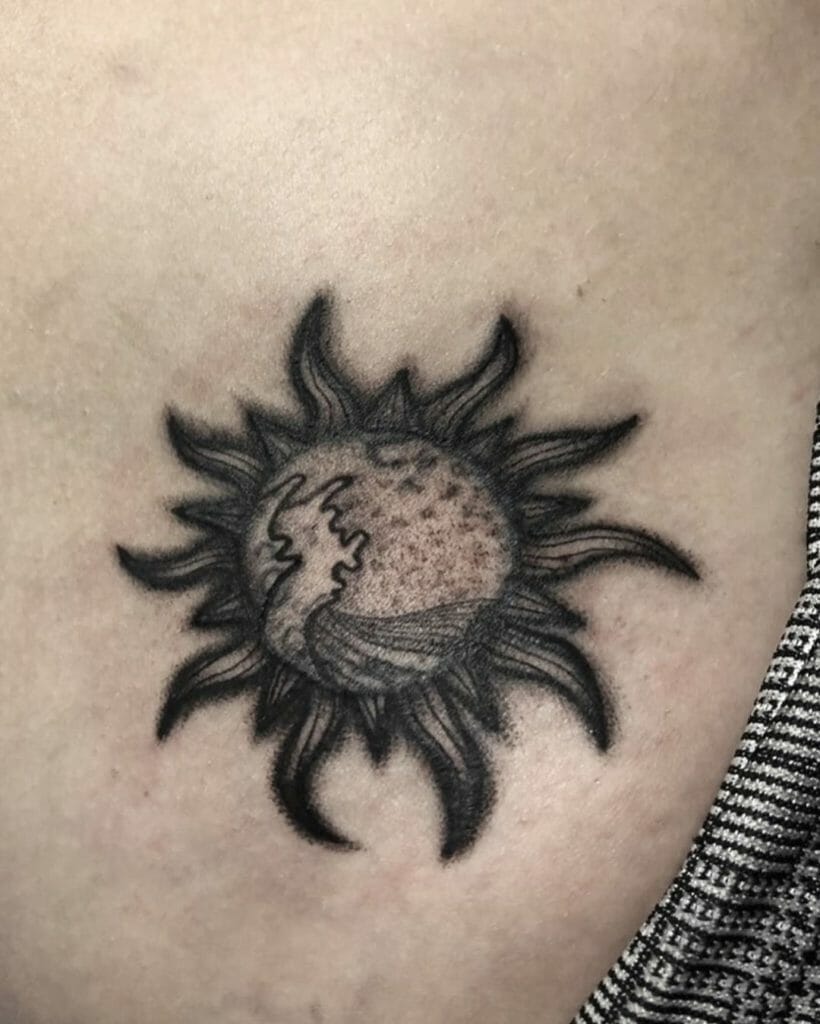 sun and moon tattoos for men 0073