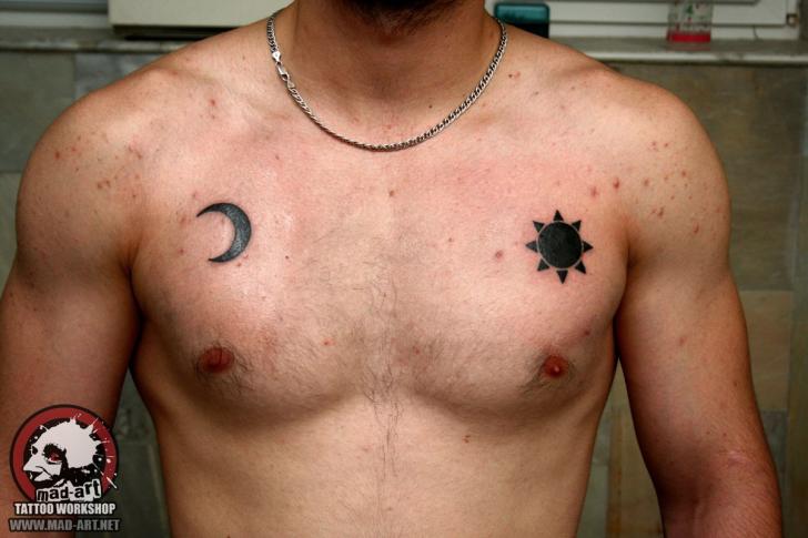 sun and moon tattoos for men 0080