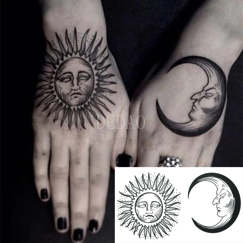 sun and moon tattoos for men 0088