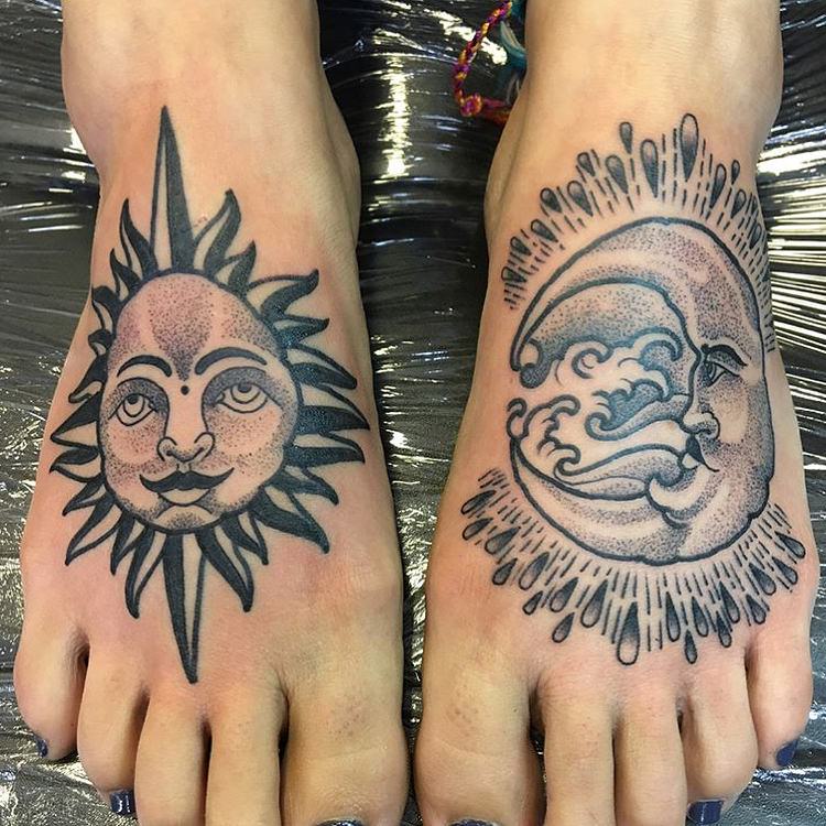 sun and moon tattoos for men 0098