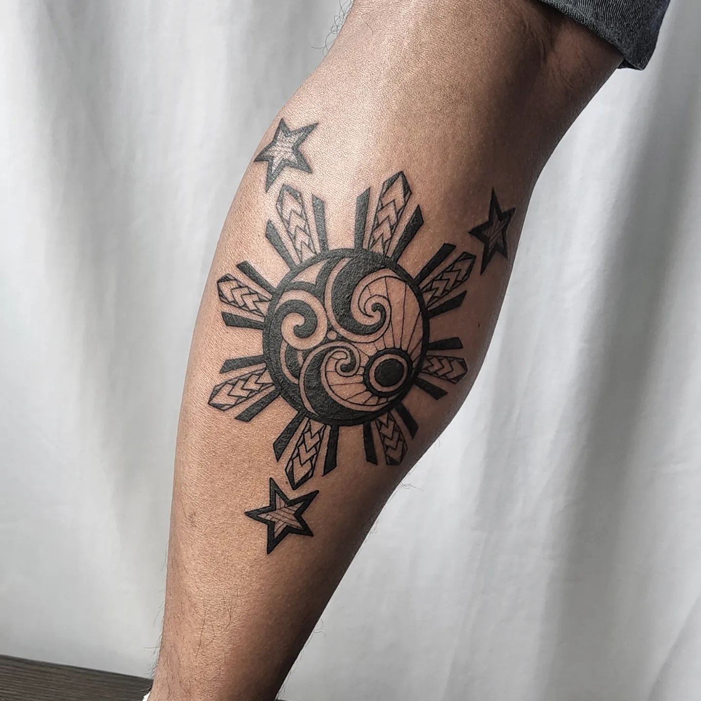 sun tattoos for men 0019