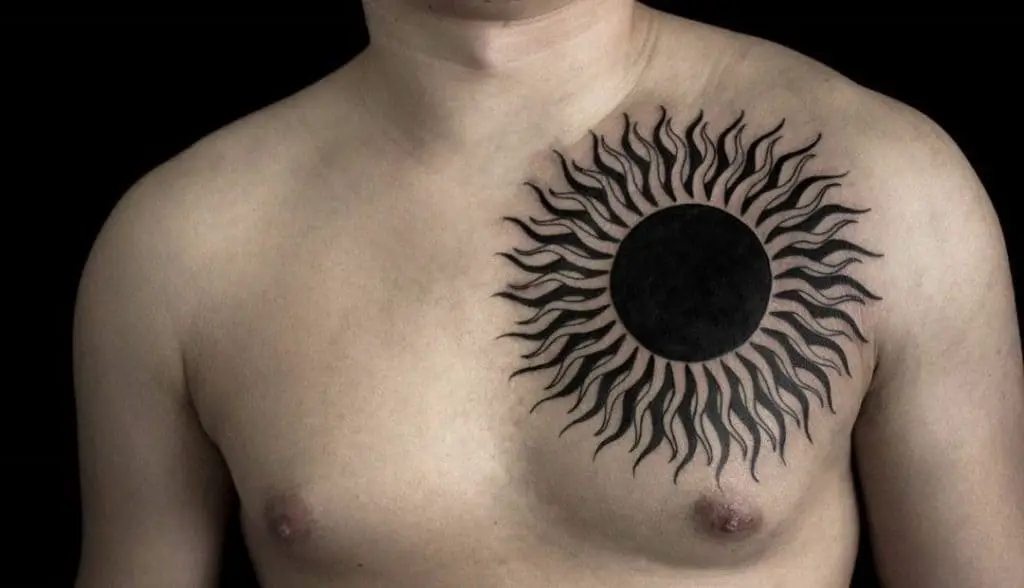 sun tattoos for men 0057