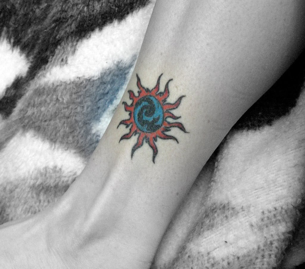 sun tattoos for men 0063