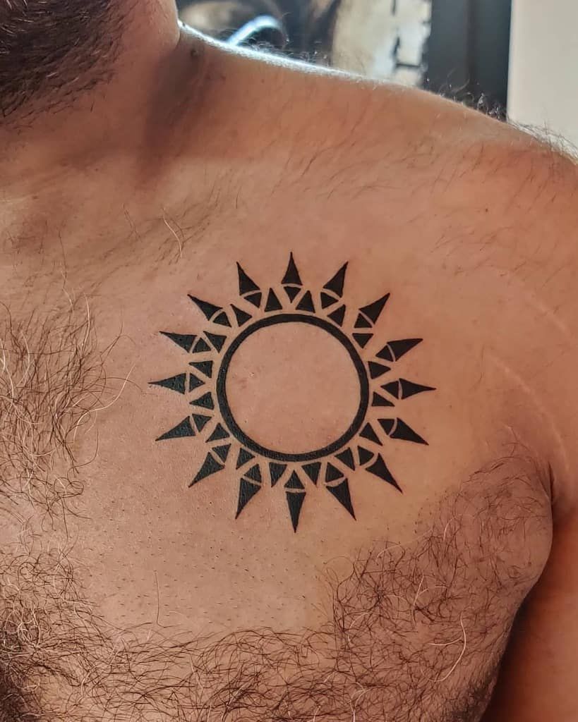 sun tattoos for men 0076