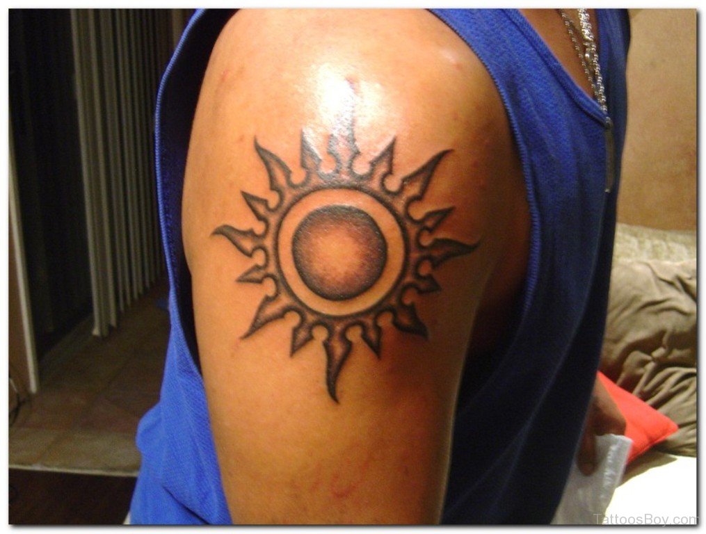 sun tattoos for men 0078