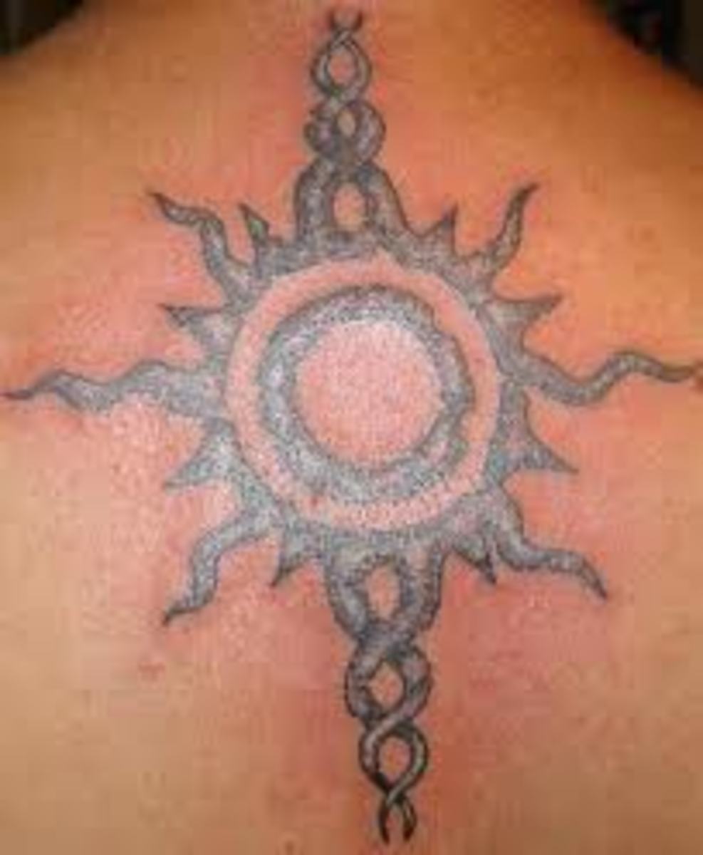 sun tattoos for men 0090