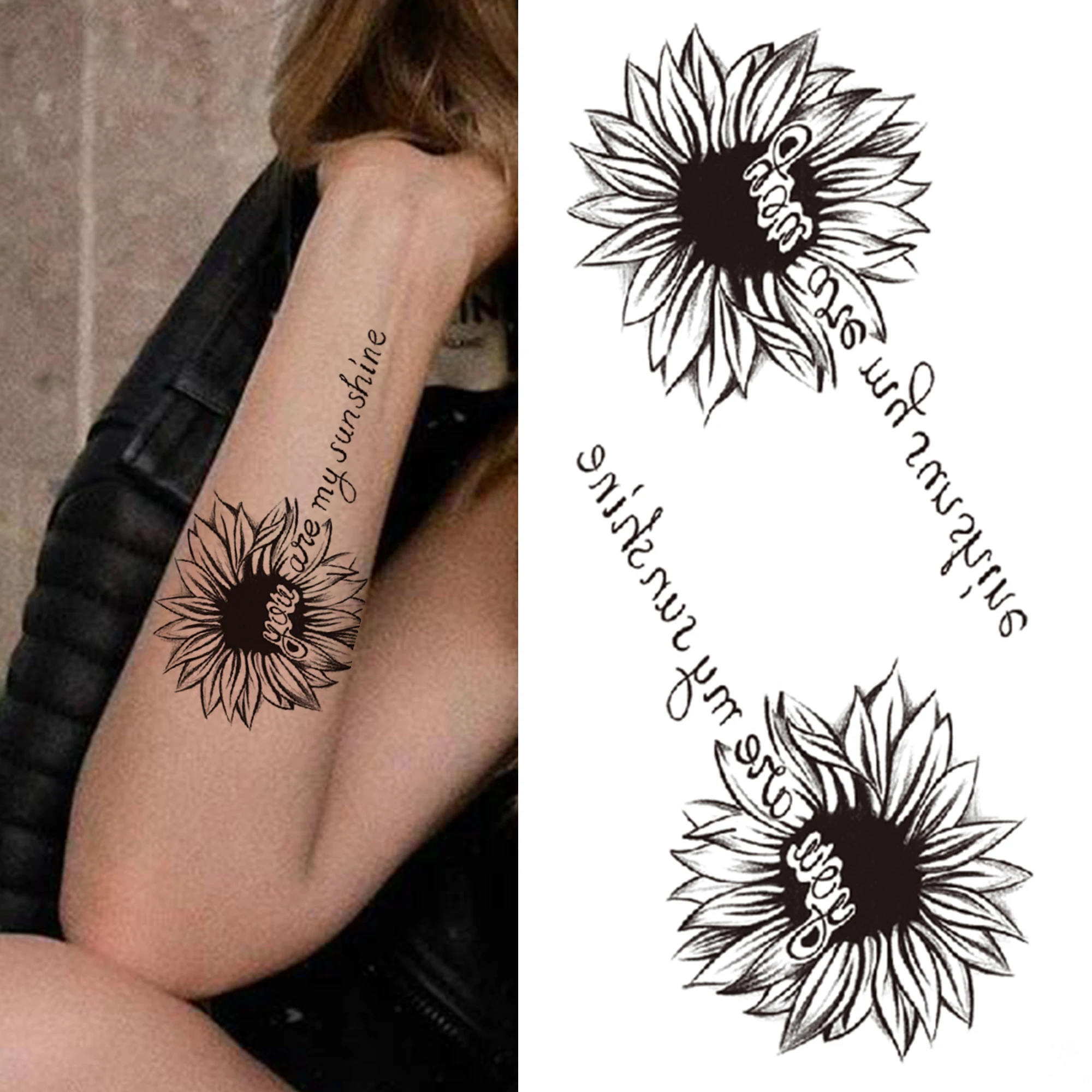 sunflower tattoos for men 0016