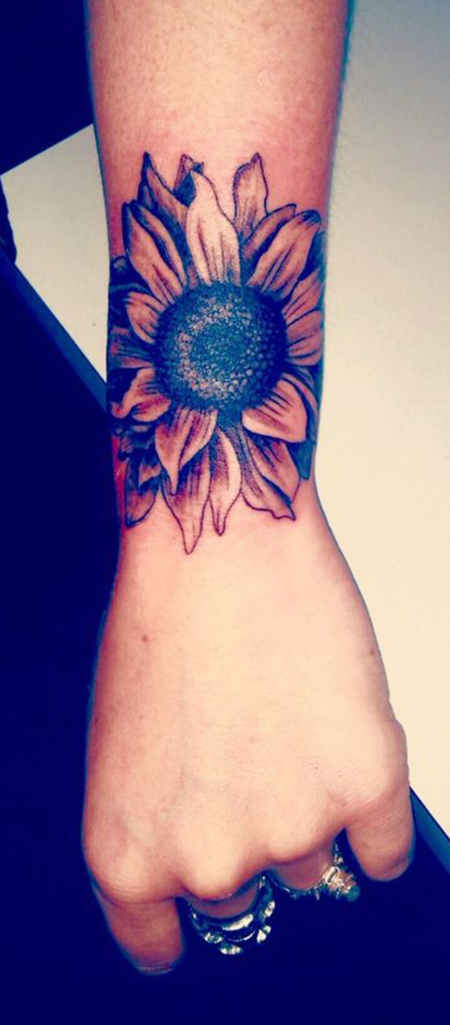 sunflower tattoos for men 0024