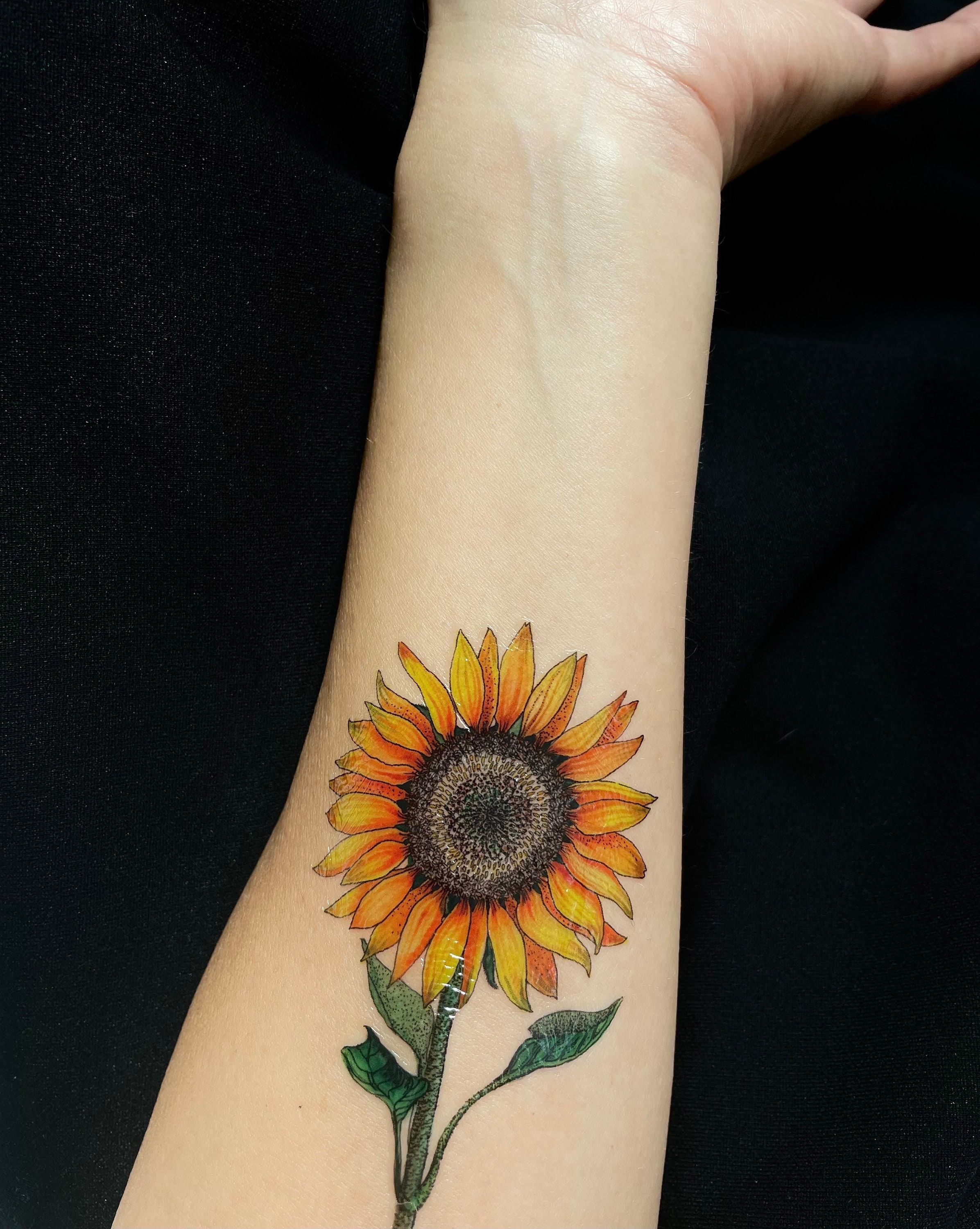 sunflower tattoos for men 0030