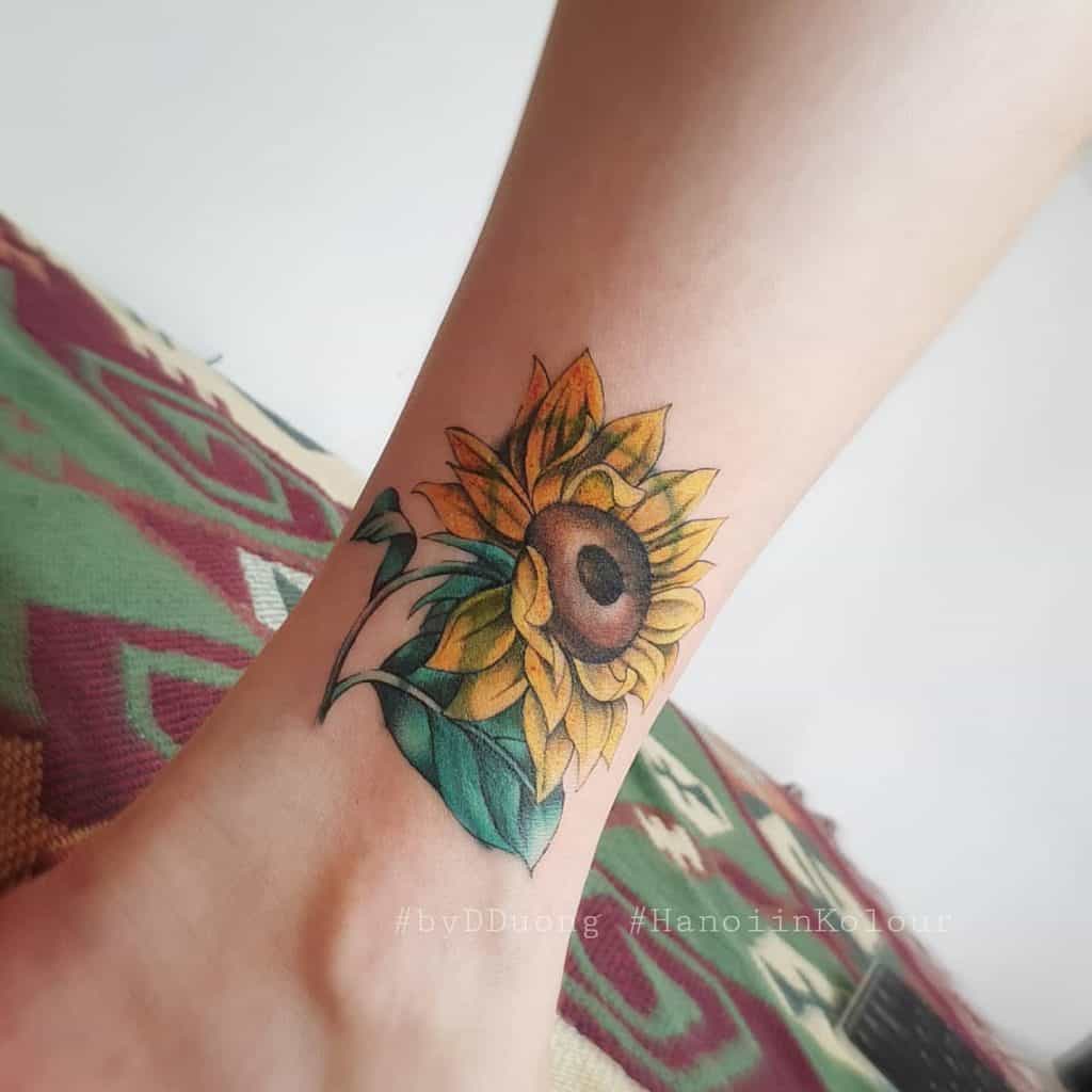 sunflower tattoos for men 0061