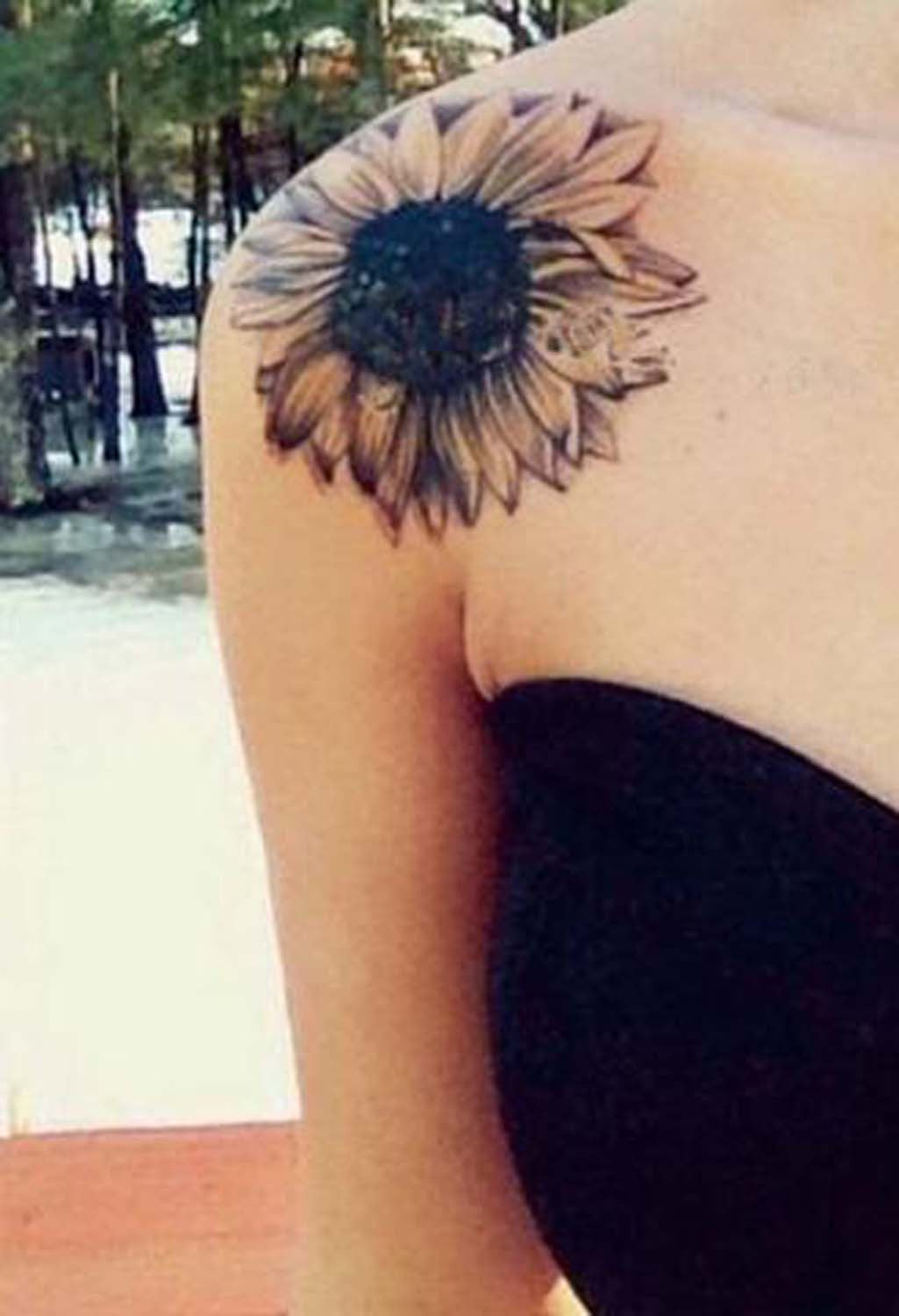 sunflower tattoos for men 0073