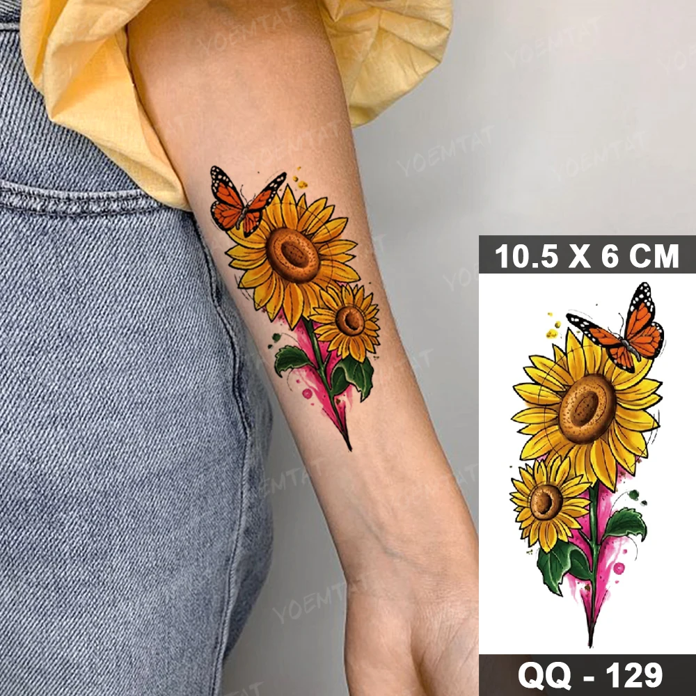 sunflower tattoos for men 0080