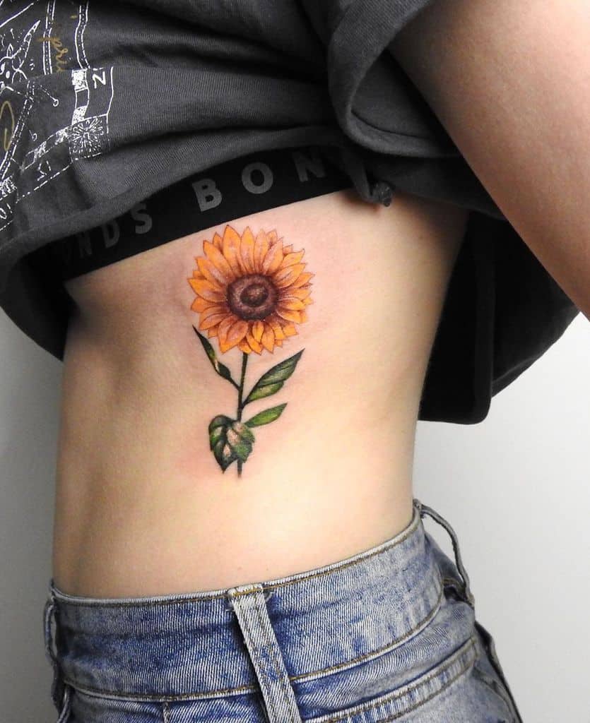 sunflower tattoos for men 0083