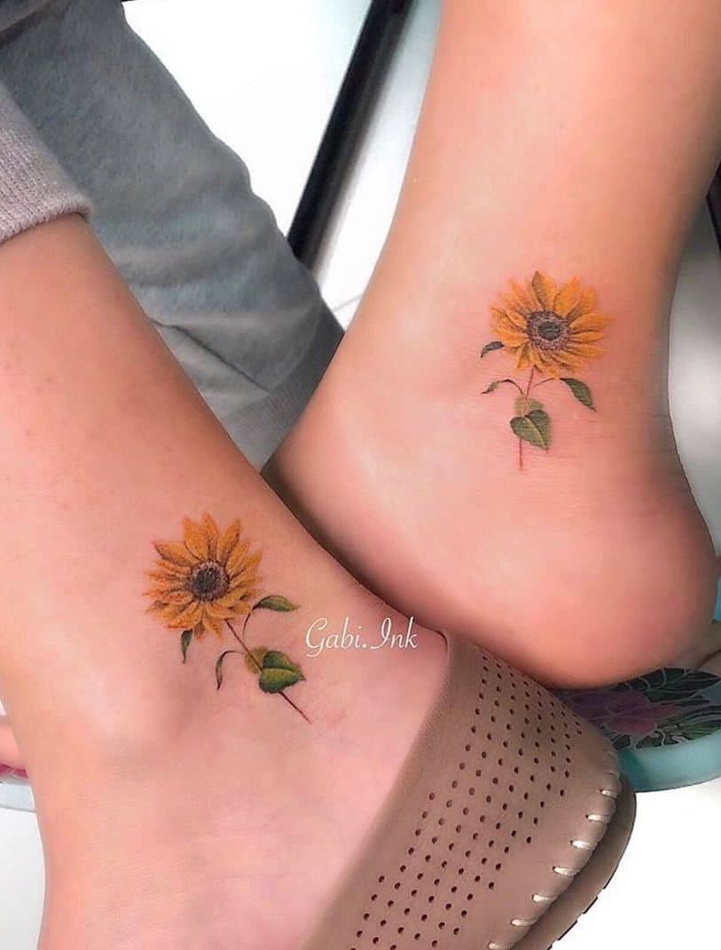 sunflower tattoos for men 0089