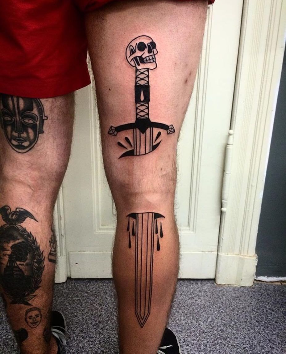 sword tattoos for men 0051