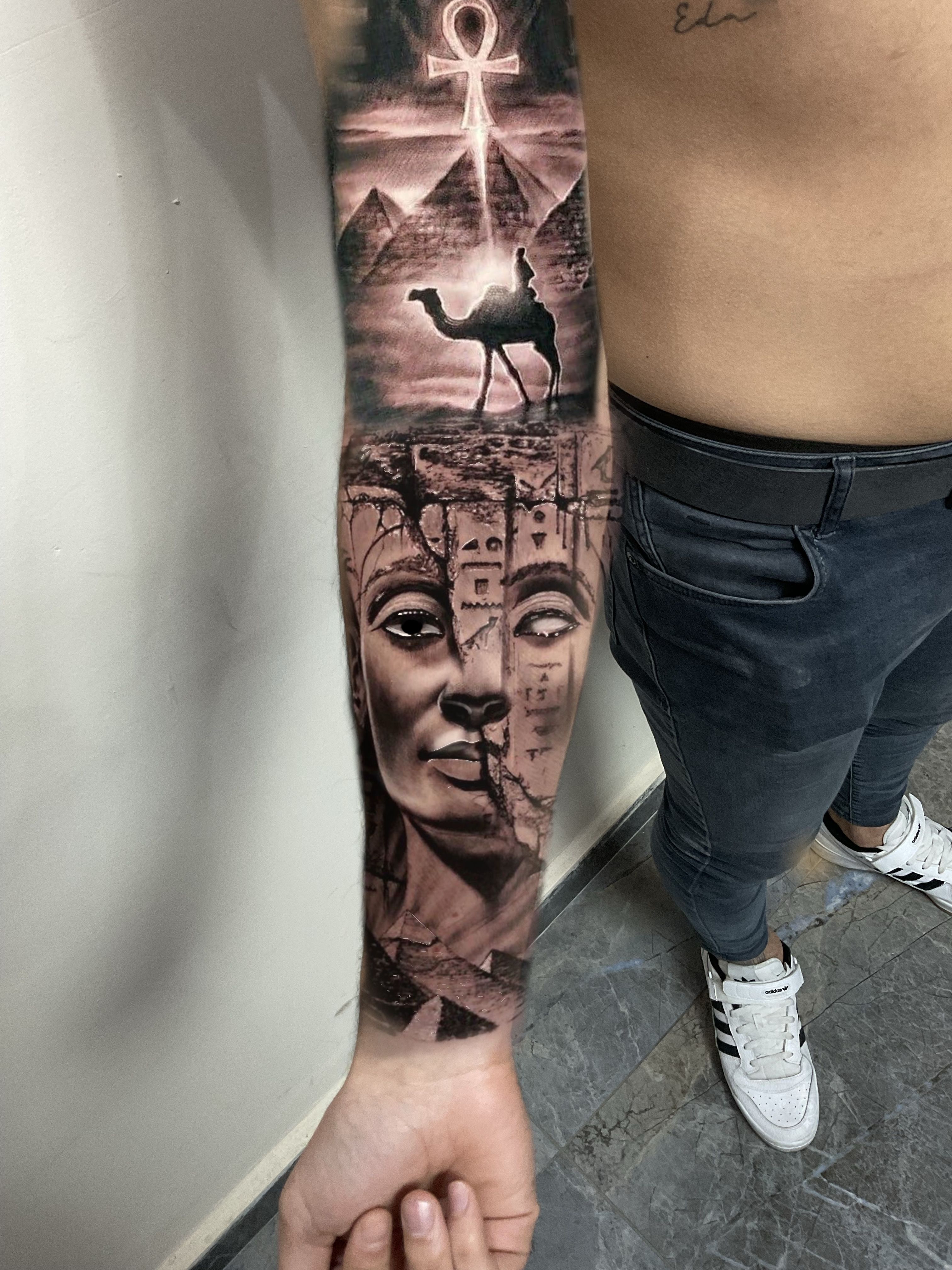 symbolic Egyptian tattoos for men