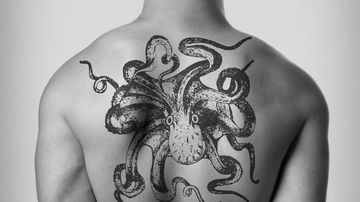 symbolic octopus tattoos for men