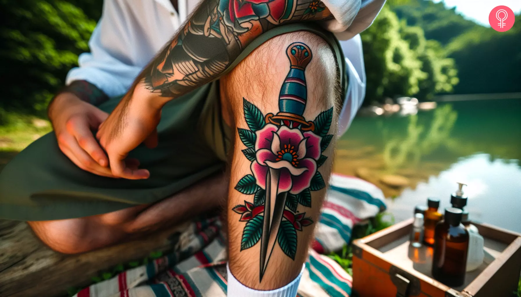 symbolism of Shin tattoos for men