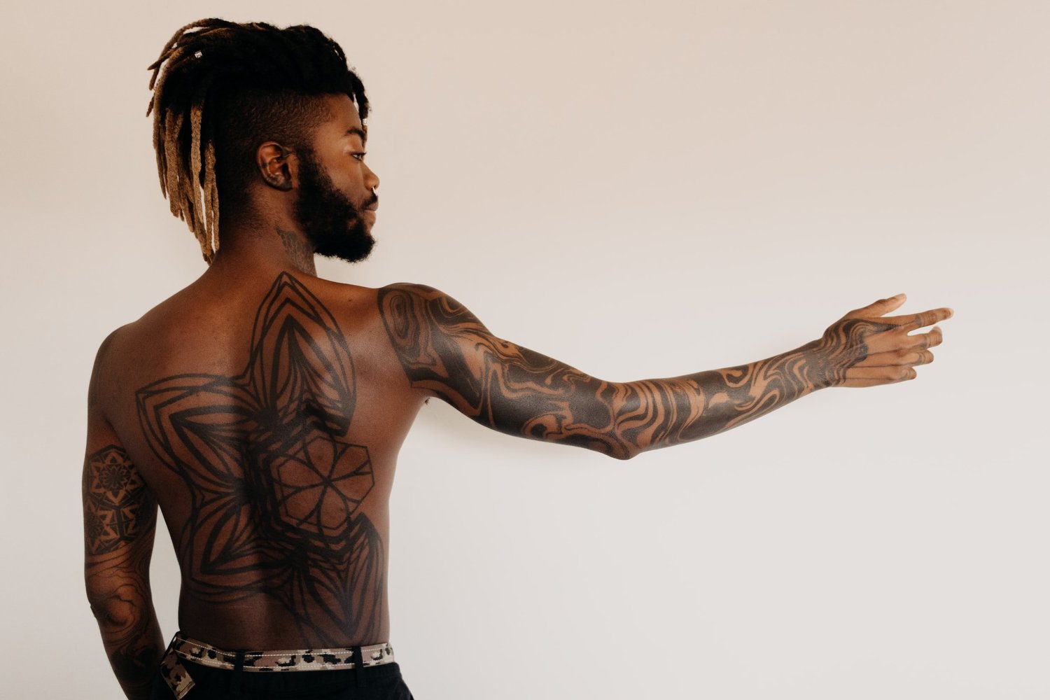 tattoo care for dark skin men