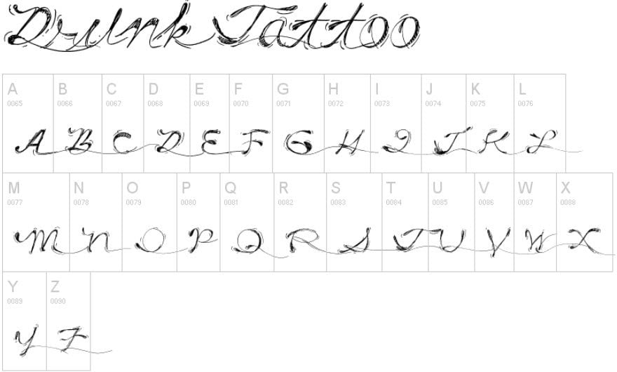 tattoo fonts for men 0015