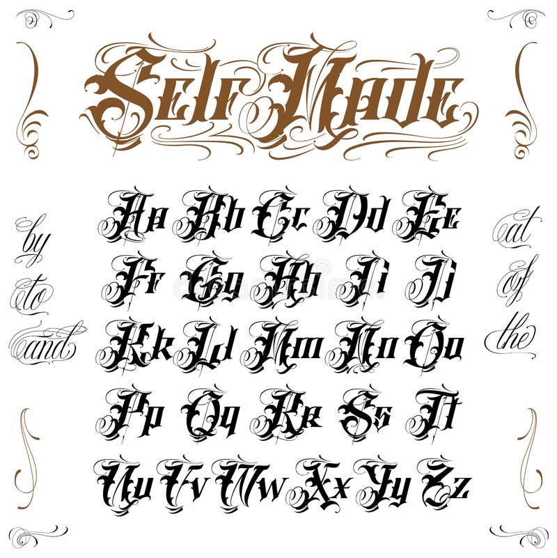 tattoo fonts for men 0018