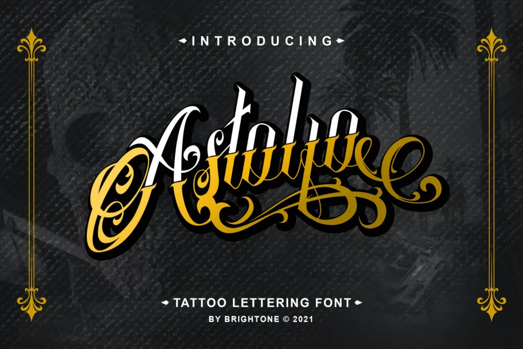 tattoo fonts for men 0047