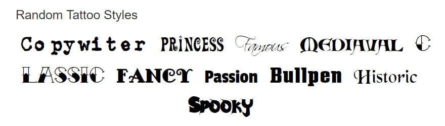 tattoo fonts for men 0058