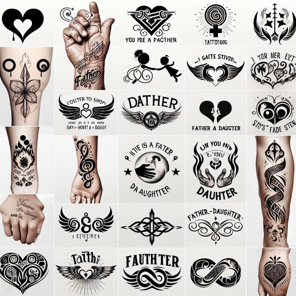 tattoos for men about daughters