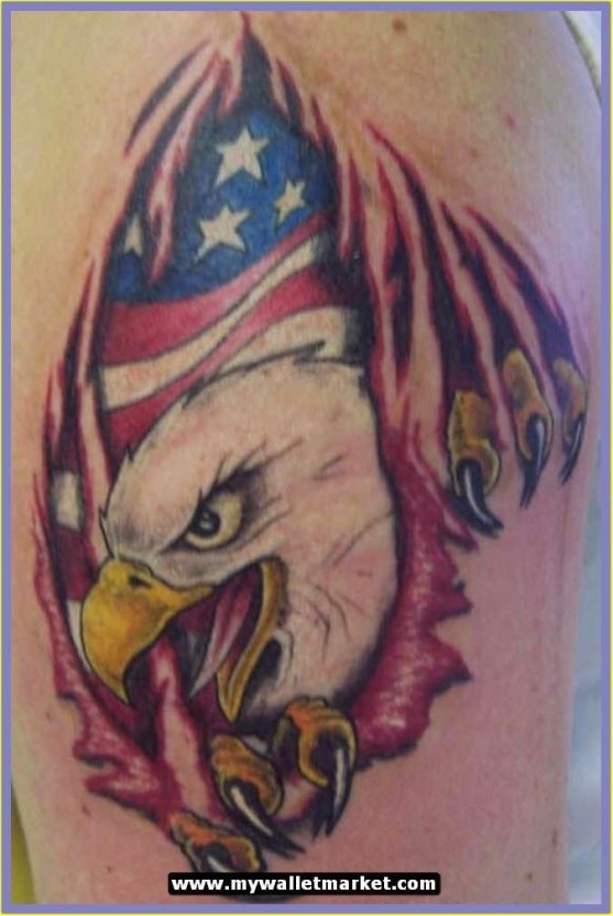 tattoos for men American Flag 0016