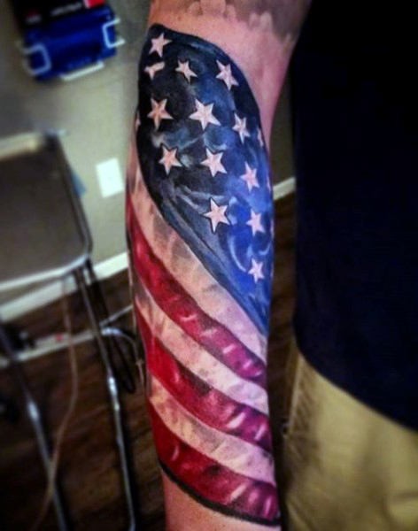 tattoos for men American Flag 0025