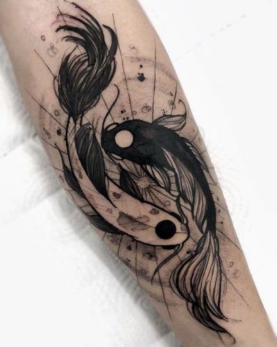 tattoos for men koi fish 0026