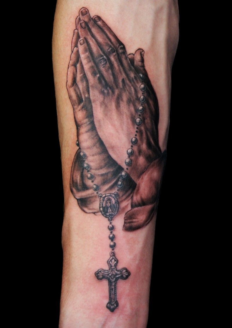 tattoos for men praying hands 0010